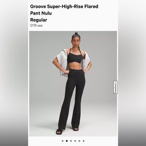 Lululemon high rise groove yoga pants